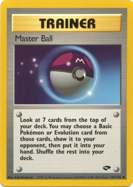 Master Ball (116/132) [Gym Challenge Unlimited] | Event Horizon Hobbies CA