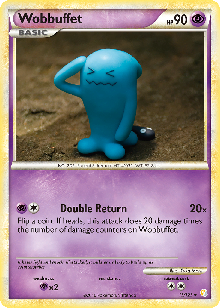 Wobbuffet (13/123) [HeartGold & SoulSilver: Base Set] | Event Horizon Hobbies CA