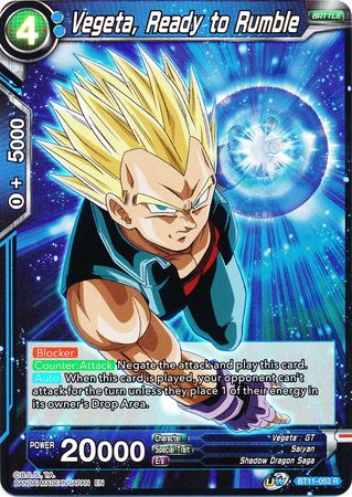 Vegeta, Ready to Rumble (BT11-053) [Vermilion Bloodline 2nd Edition] | Event Horizon Hobbies CA