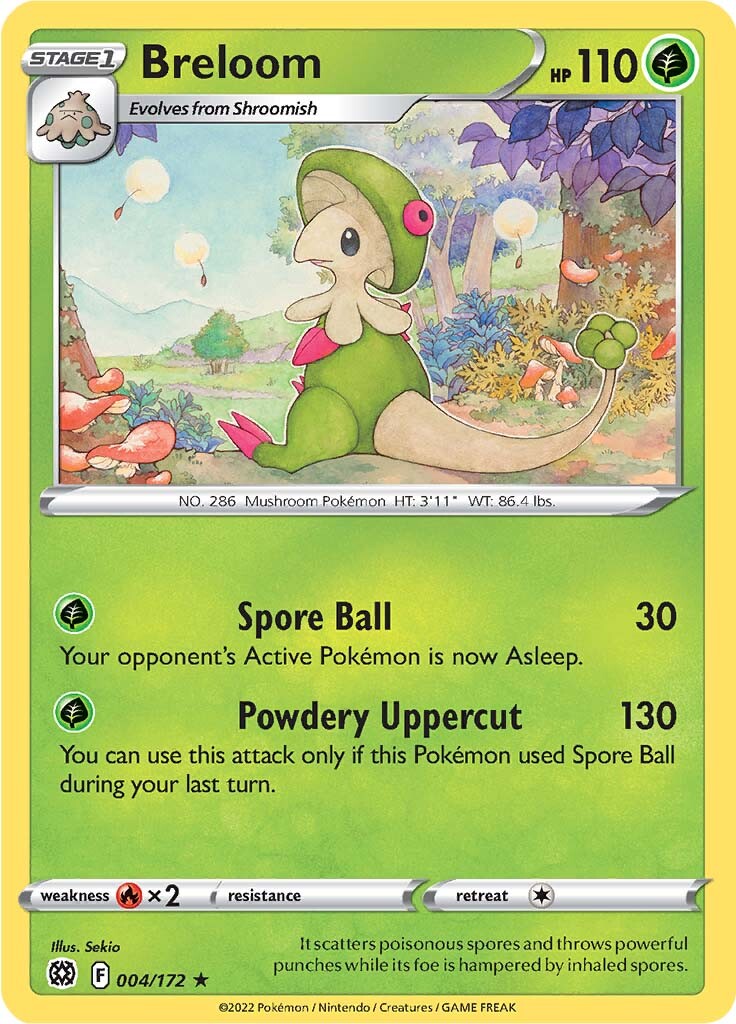 Breloom (004/172) [Sword & Shield: Brilliant Stars] | Event Horizon Hobbies CA