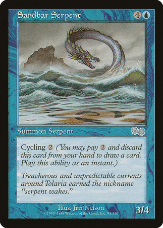 Sandbar Serpent [Urza's Saga] | Event Horizon Hobbies CA