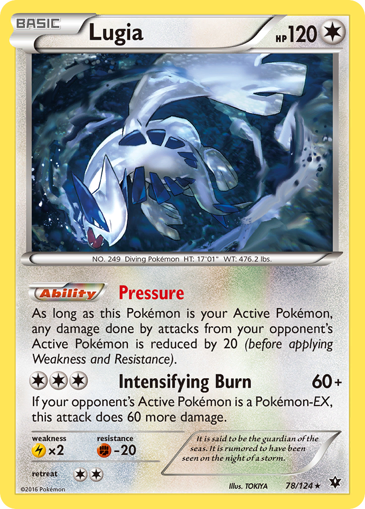 Lugia (78/124) [XY: Fates Collide] | Event Horizon Hobbies CA