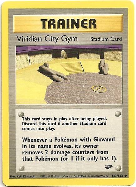 Viridian City Gym (123/132) [Gym Challenge Unlimited] | Event Horizon Hobbies CA