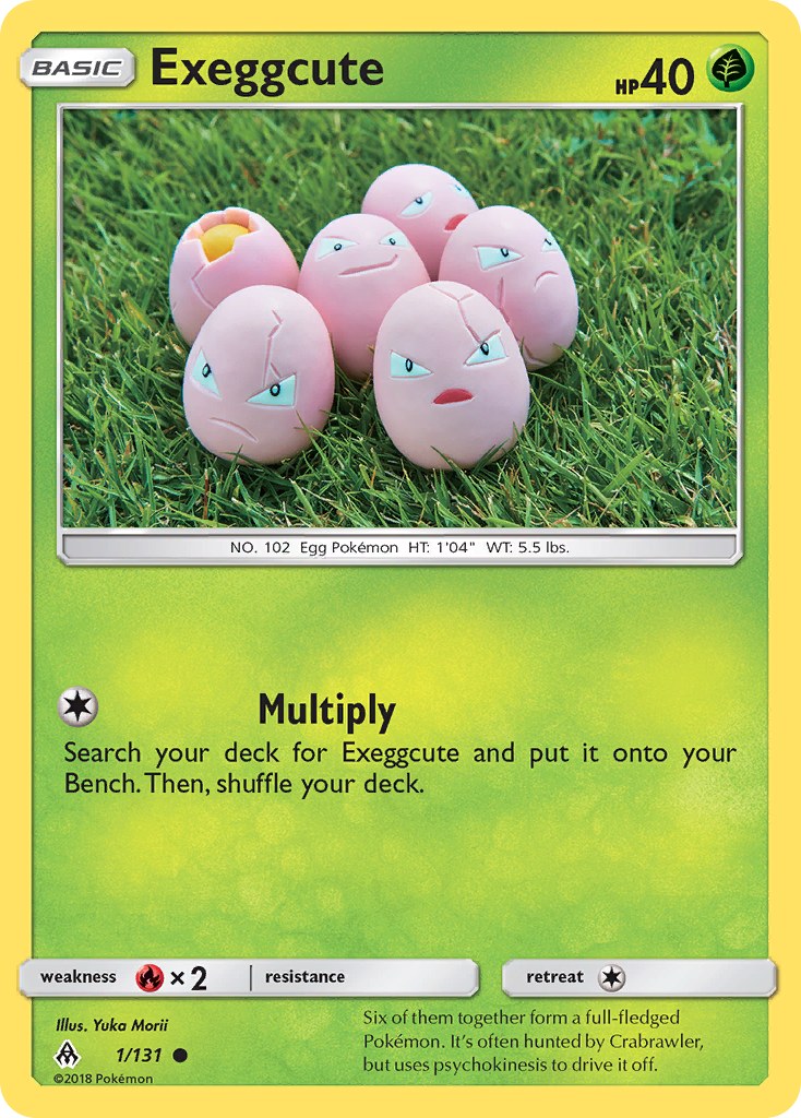 Exeggcute (1/131) [Sun & Moon: Forbidden Light] | Event Horizon Hobbies CA