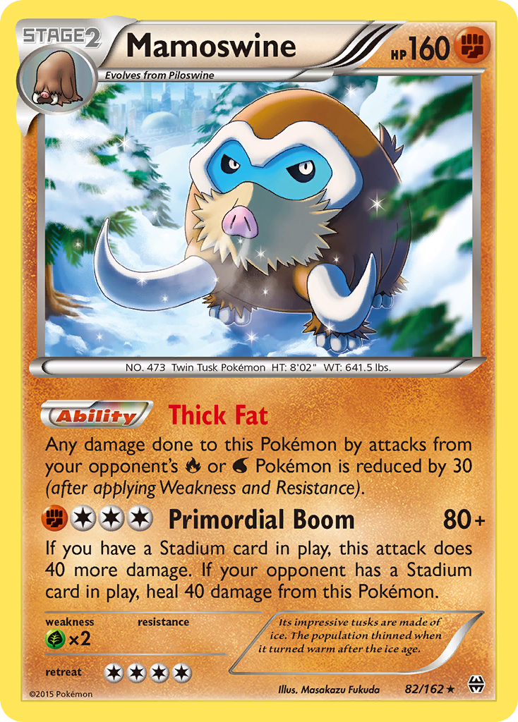 Mamoswine (82/162) [XY: BREAKthrough] | Event Horizon Hobbies CA