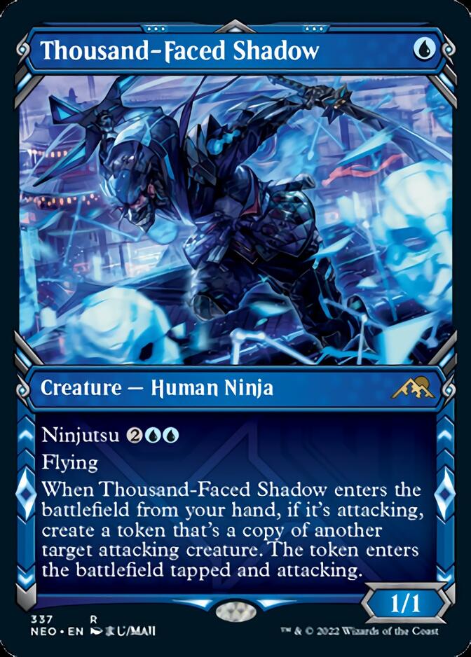 Thousand-Faced Shadow (Showcase Ninja) [Kamigawa: Neon Dynasty] | Event Horizon Hobbies CA