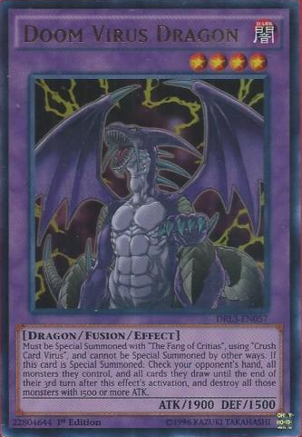 Doom Virus Dragon [DRL3-EN057] Ultra Rare | Event Horizon Hobbies CA