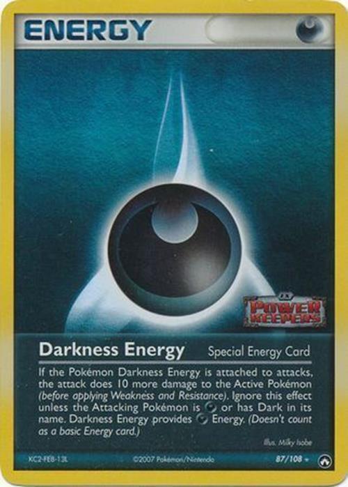 Darkness Energy (87/108) (Stamped) [EX: Power Keepers] | Event Horizon Hobbies CA