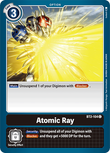 Atomic Ray [BT2-104] [Release Special Booster Ver.1.0] | Event Horizon Hobbies CA