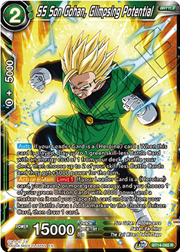 SS Son Gohan, Glimpsing Potential (BT14-065) [Cross Spirits] | Event Horizon Hobbies CA