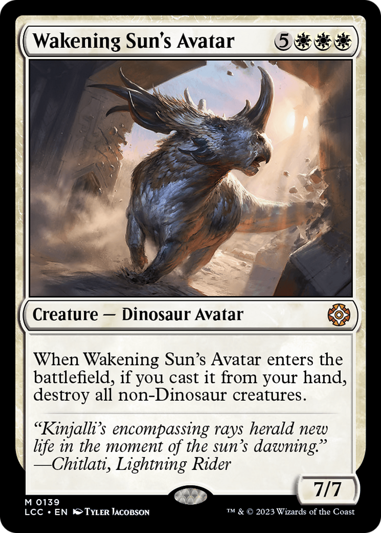 Wakening Sun's Avatar [The Lost Caverns of Ixalan Commander] | Event Horizon Hobbies CA