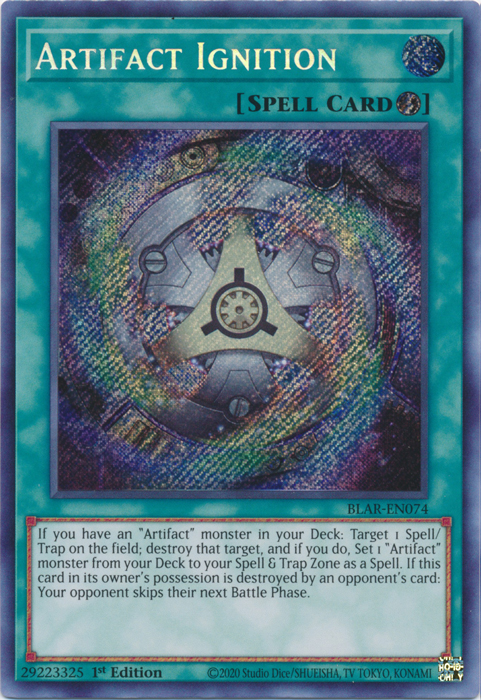 Artifact Ignition [BLAR-EN074] Secret Rare | Event Horizon Hobbies CA