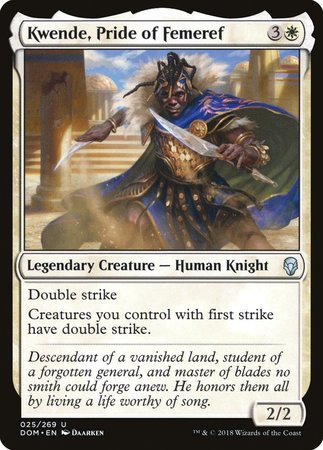 Kwende, Pride of Femeref [Dominaria] | Event Horizon Hobbies CA