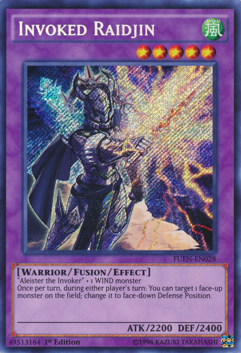 Invoked Raidjin [FUEN-EN028] Secret Rare | Event Horizon Hobbies CA