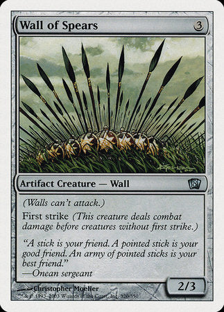 Wall of Spears [Eighth Edition] | Event Horizon Hobbies CA