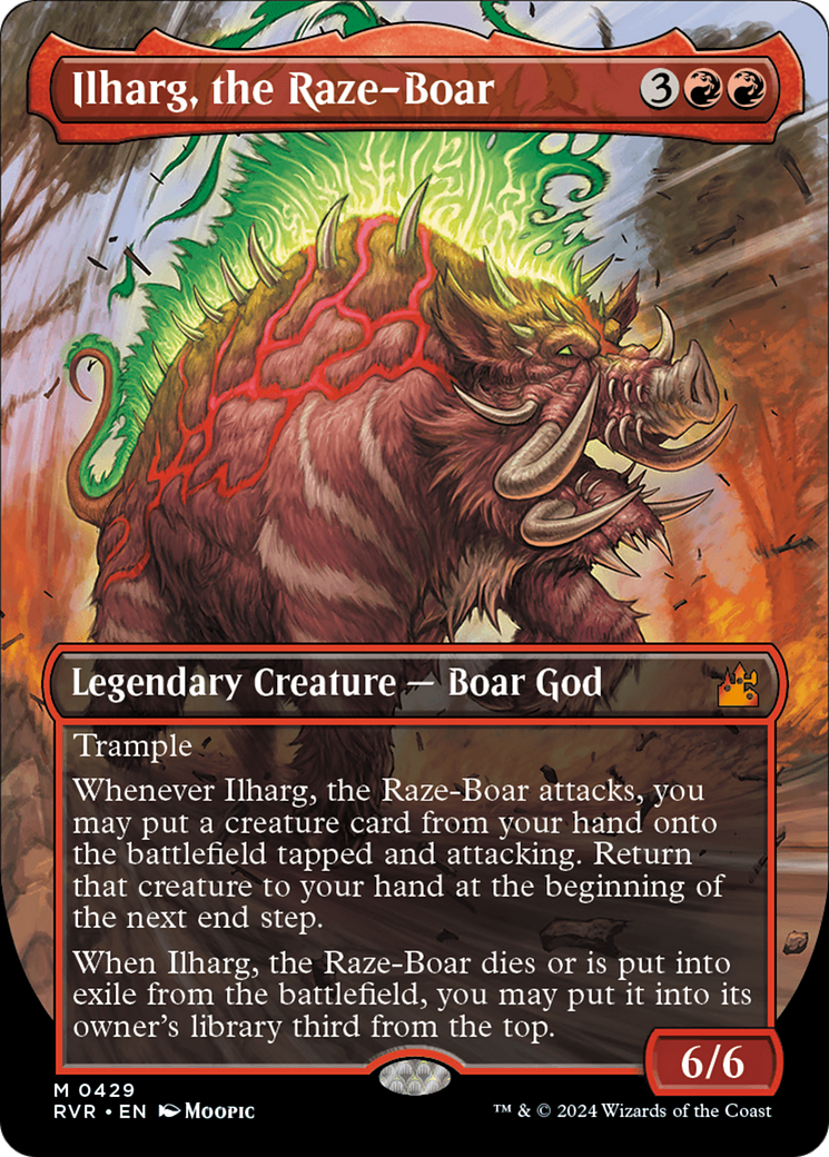 Ilharg, the Raze-Boar (Anime Borderless) [Ravnica Remastered] | Event Horizon Hobbies CA