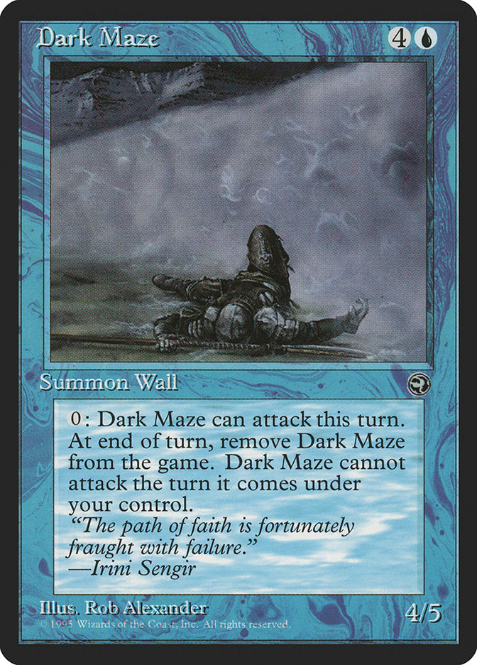 Dark Maze (Irini Sengir Flavor Text) [Homelands] | Event Horizon Hobbies CA