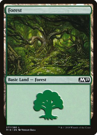 Forest (277) [Core Set 2019] | Event Horizon Hobbies CA