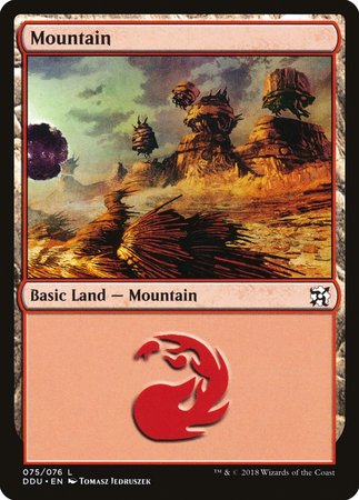 Mountain (75) [Duel Decks: Elves vs. Inventors] | Event Horizon Hobbies CA