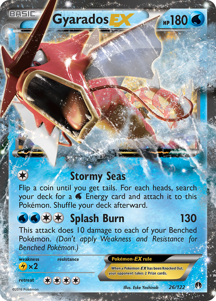 Gyarados EX (26/122) [XY: BREAKpoint] | Event Horizon Hobbies CA