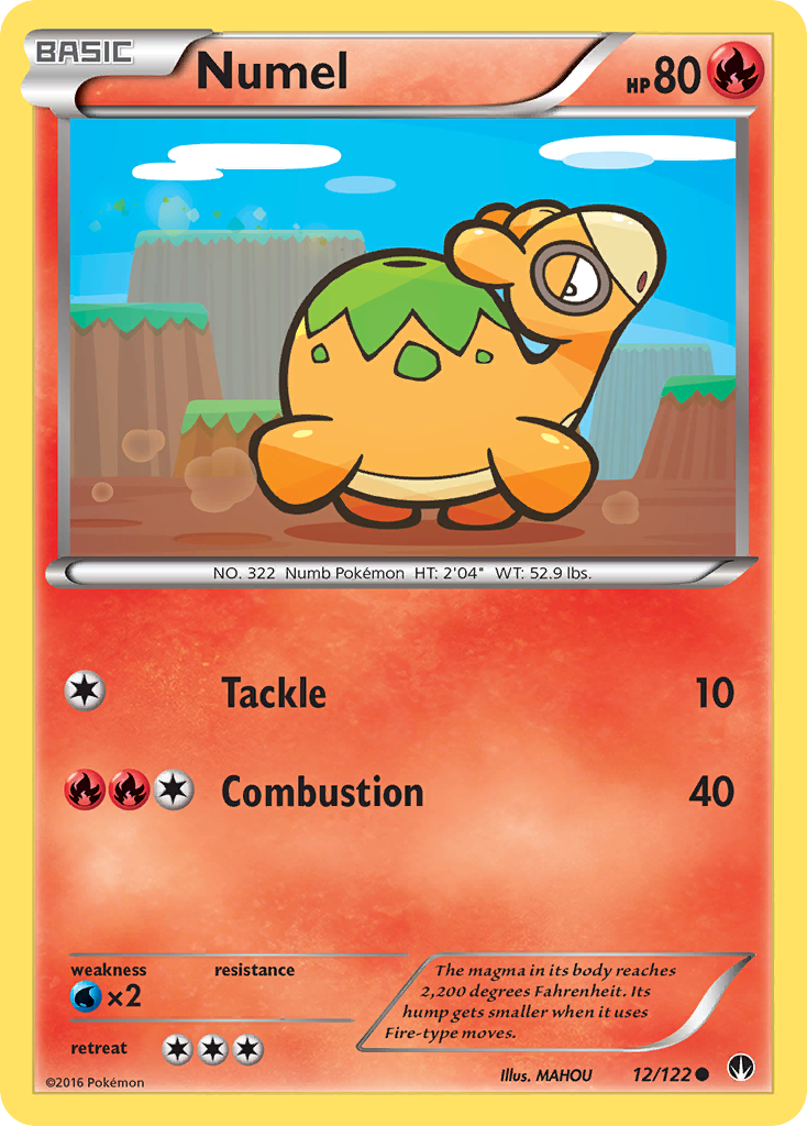 Numel (12/122) [XY: BREAKpoint] | Event Horizon Hobbies CA