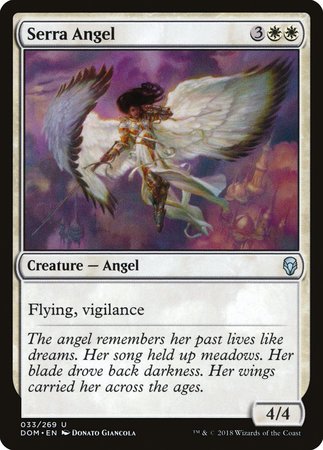 Serra Angel [Dominaria] | Event Horizon Hobbies CA