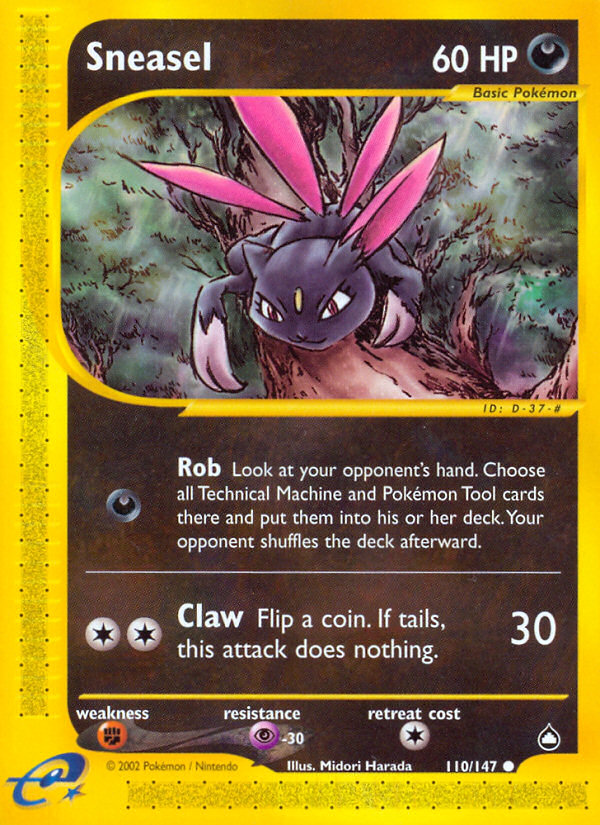 Sneasel (110/147) [Aquapolis] | Event Horizon Hobbies CA