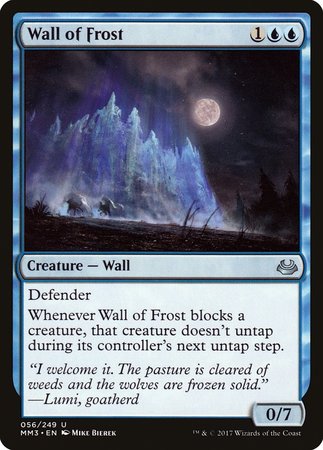 Wall of Frost [Modern Masters 2017] | Event Horizon Hobbies CA