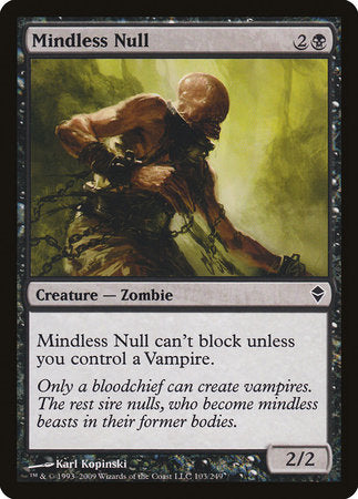 Mindless Null [Zendikar] | Event Horizon Hobbies CA