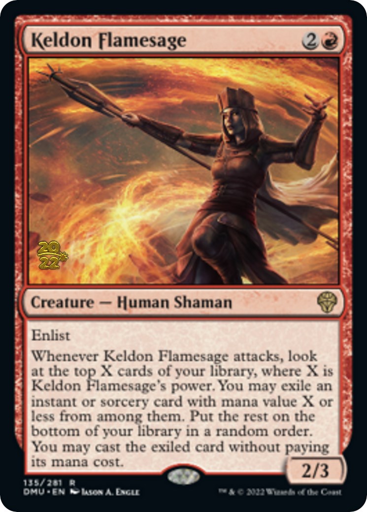 Keldon Flamesage [Dominaria United Prerelease Promos] | Event Horizon Hobbies CA