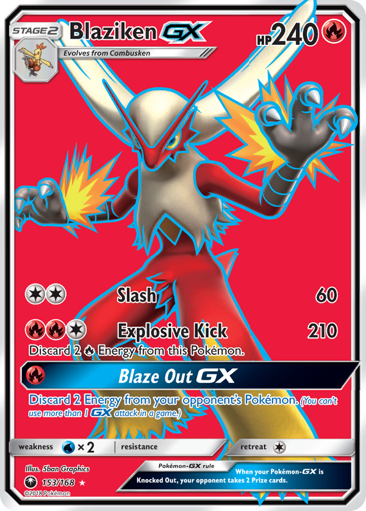 Blaziken GX (153/168) [Sun & Moon: Celestial Storm] | Event Horizon Hobbies CA