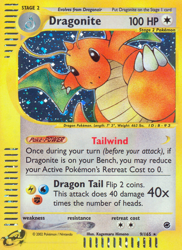 Dragonite (9/165) [Expedition: Base Set] | Event Horizon Hobbies CA