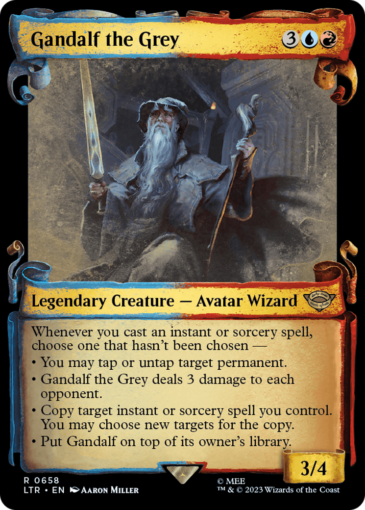 Gandalf the Grey [The Lord of the Rings: Tales of Middle-Earth Showcase Scrolls] | Event Horizon Hobbies CA