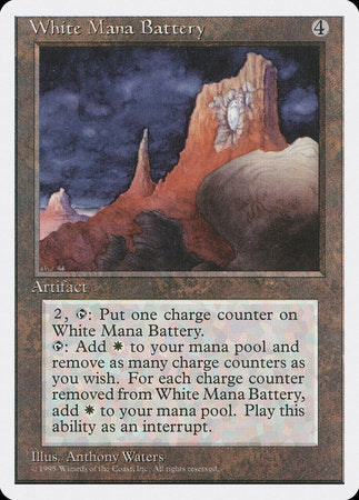 White Mana Battery [Fourth Edition] | Event Horizon Hobbies CA