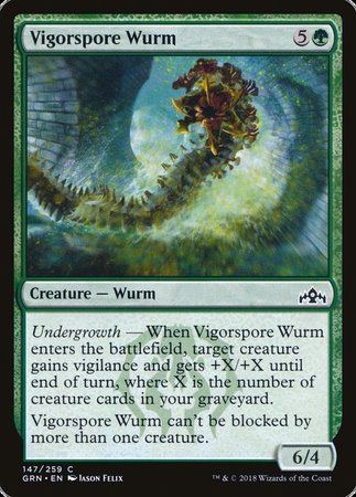 Vigorspore Wurm [Guilds of Ravnica] | Event Horizon Hobbies CA