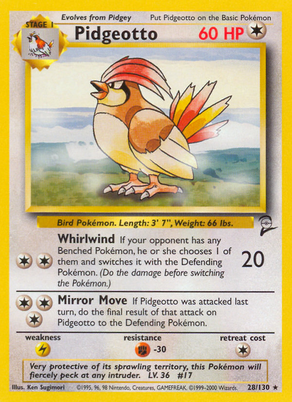 Pidgeotto (28/130) [Base Set 2] | Event Horizon Hobbies CA