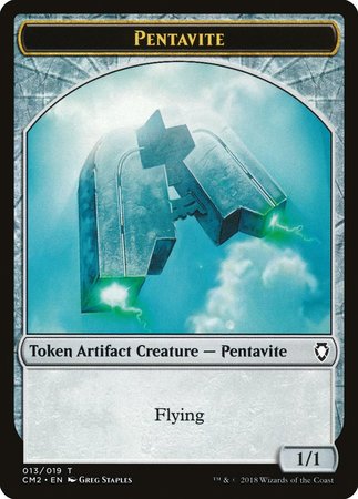 Pentavite Token [Commander Anthology Volume II Tokens] | Event Horizon Hobbies CA