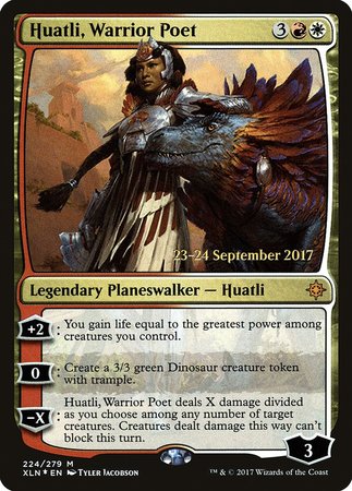 Huatli, Warrior Poet [Ixalan Promos] | Event Horizon Hobbies CA