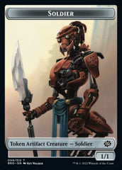 Powerstone // Soldier (009) Double-Sided Token [The Brothers' War Tokens] | Event Horizon Hobbies CA