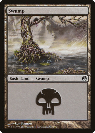 Swamp (34) [Duel Decks: Phyrexia vs. the Coalition] | Event Horizon Hobbies CA