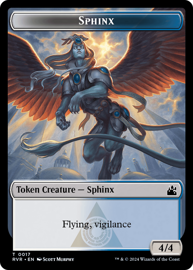 Saproling // Sphinx Double-Sided Token [Ravnica Remastered Tokens] | Event Horizon Hobbies CA