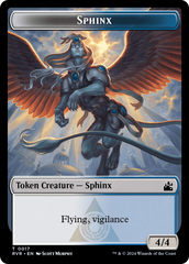 Spirit (0018) // Sphinx Double-Sided Token [Ravnica Remastered Tokens] | Event Horizon Hobbies CA