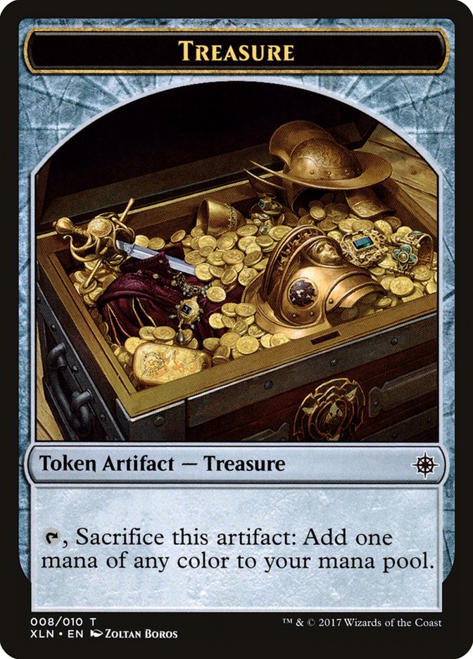 Treasure (008/010) [Ixalan Tokens] | Event Horizon Hobbies CA