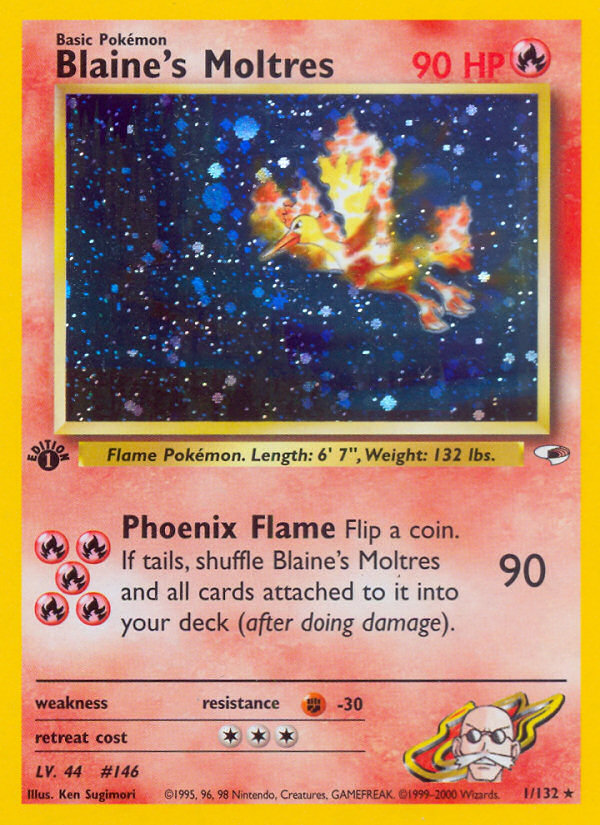 Blaine's Moltres (1/132) [Gym Heroes 1st Edition] | Event Horizon Hobbies CA