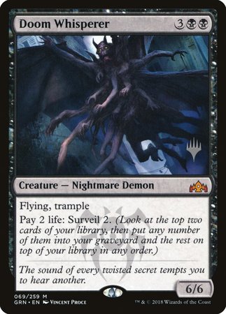 Doom Whisperer [Guilds of Ravnica Promos] | Event Horizon Hobbies CA