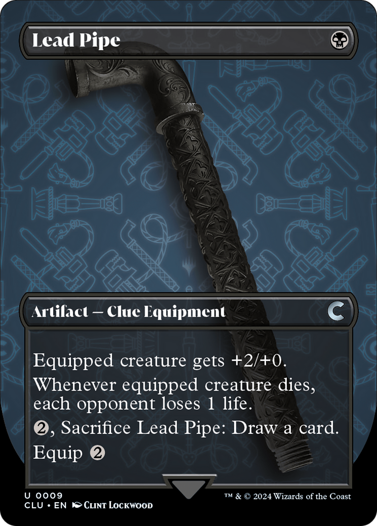 Lead Pipe (Borderless) [Ravnica: Clue Edition] | Event Horizon Hobbies CA