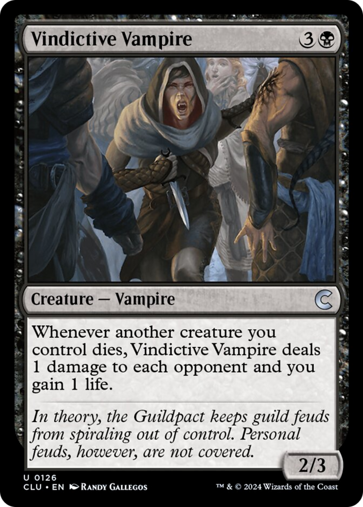 Vindictive Vampire [Ravnica: Clue Edition] | Event Horizon Hobbies CA