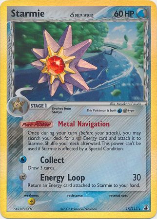 Starmie (15/113) (Delta Species) (Stamped) [EX: Delta Species] | Event Horizon Hobbies CA