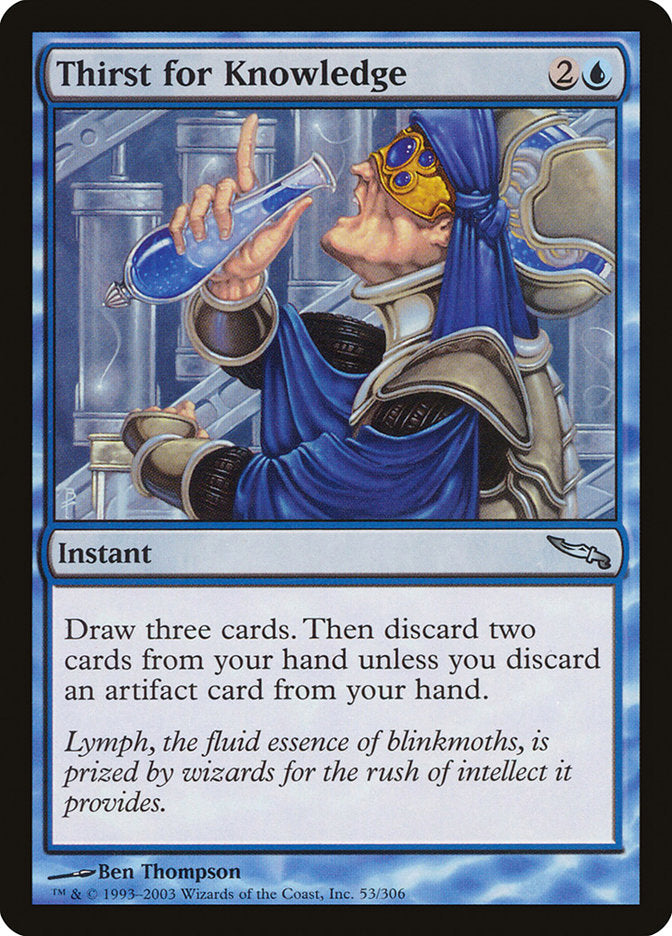 Thirst for Knowledge [Mirrodin] | Event Horizon Hobbies CA