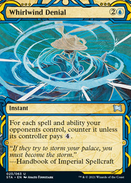 Whirlwind Denial  (Etched Foil) [Strixhaven Mystical Archive] | Event Horizon Hobbies CA